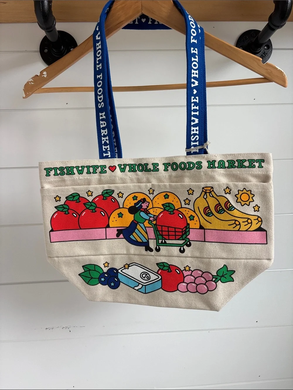 Whole Foods x Fishwife Medium tote NWT